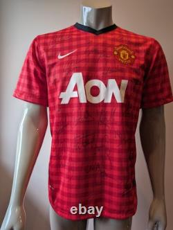 Manchester United 20 Times Champions Squad Signed Shirt