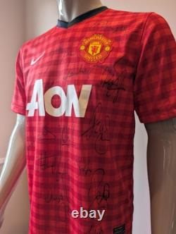 Manchester United 20 Times Champions Squad Signed Shirt