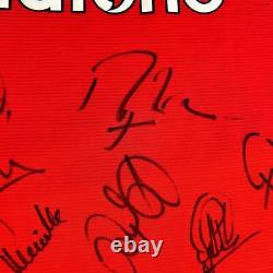 Manchester United 2000-2001 Squad Signed Home Shirt