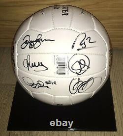 Manchester United 2000-2002 Ball Signed By 18 Inc. Ferguson, Beckham, Giggs Etc