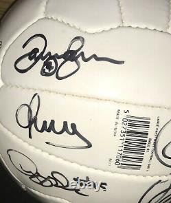 Manchester United 2000-2002 Ball Signed By 18 Inc. Ferguson, Beckham, Giggs Etc