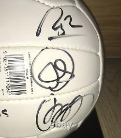 Manchester United 2000-2002 Ball Signed By 18 Inc. Ferguson, Beckham, Giggs Etc