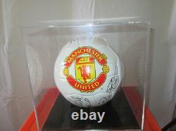 Manchester United 2005-2006 Squad Signed Football with club COA Rooney