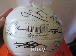 Manchester United 2005-2006 Squad Signed Football with club COA Rooney