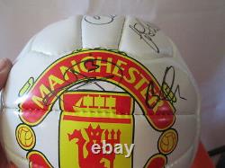 Manchester United 2005-2006 Squad Signed Football with club COA Rooney