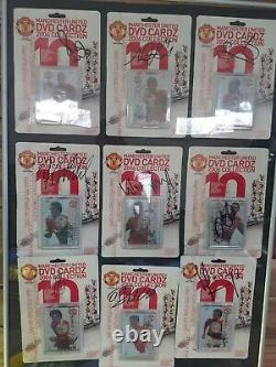 Manchester United 2005-2006 Squad signed DVD Cardz. Cards. Ronaldo. Rare