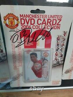 Manchester United 2005-2006 Squad signed DVD Cardz. Cards. Ronaldo. Rare