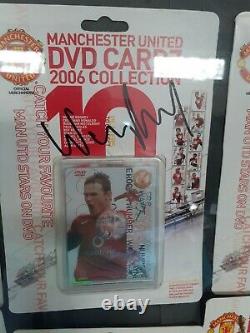Manchester United 2005-2006 Squad signed DVD Cardz. Cards. Ronaldo. Rare