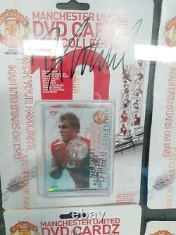 Manchester United 2005-2006 Squad signed DVD Cardz. Cards. Ronaldo. Rare