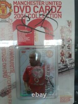 Manchester United 2005-2006 Squad signed DVD Cardz. Cards. Ronaldo. Rare