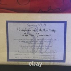 Manchester United 2007 1st team Signed Shirt Certificate of Authenticity, Framed