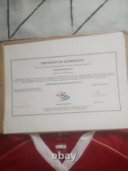 Manchester United 2007/2008 Signed Shirt with COA Size L