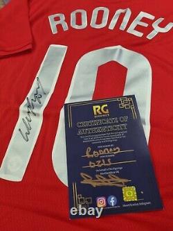 Manchester United 2008 Shirt Signed By England To Goalscorer Wayne Rooney