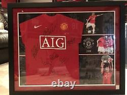 Manchester United 2008 Signed Shirt Jersey Cristiano Ronaldo Official