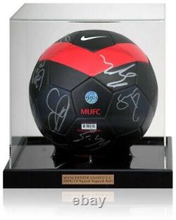 Manchester United 2009/10 Squad Hand Signed Ball Football MUFC COA
