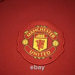 Manchester United 2010-11 Match Issue Signed Champions League Home Shirt Nani 17