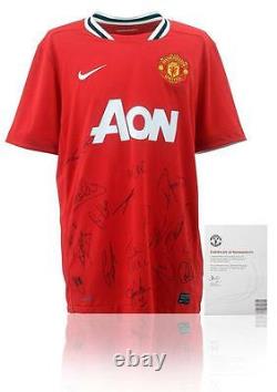 Manchester United 2011/12 Squad Signed Shirt Official Club Certificate