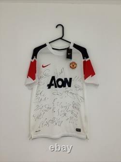 Manchester United 2011 Title Winning Team Shirt Signed Bnwt @hc#1a