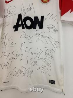 Manchester United 2011 Title Winning Team Shirt Signed Bnwt @hc#1a