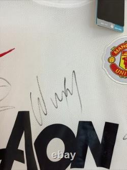 Manchester United 2011 Title Winning Team Shirt Signed Bnwt @hc#1a