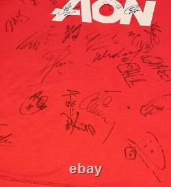 Manchester United 2013 Squad Signed Shirt Inc. Rooney, Giggs, Van Persie etc