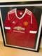 Manchester United 2015/2016 Squad Signed Home Shirt Original framed