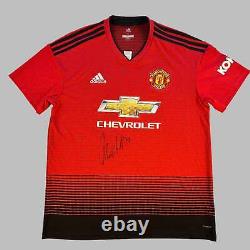 Manchester United 2018/2019 Home Shirt Matic Signed MUFC Hologram