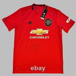 Manchester United 2019/2020 Home Shirt Fred Signed MUFC Box