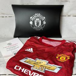 Manchester United 2020/2021 Signed Authentic Home Shirt Rashford MUFC COA
