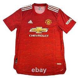 Manchester United 2020/2021 Signed Authentic Home Shirt Shaw MUFC COA