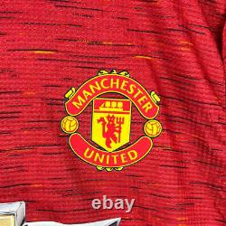 Manchester United 2020/2021 Signed Authentic Home Shirt Shaw MUFC COA