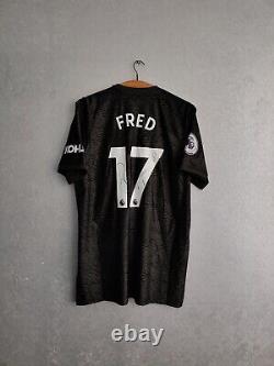 Manchester United 2020/21 Away Signed Fred Football Shirt Kit Adidas EE2378