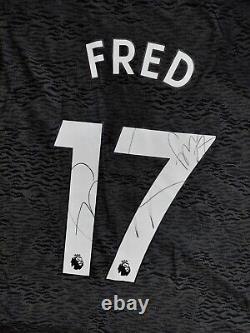 Manchester United 2020/21 Away Signed Fred Football Shirt Kit Adidas EE2378