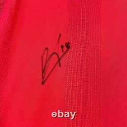 Manchester United 2021/2022 Authentic Home Shirt Fernandes Signed MUFC Box