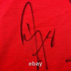 Manchester United 2021/2022 Home Shirt Squad Signed MUFC COA