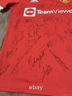 Signed Exeter Chiefs Shirt - Premiership Squad 2022 +COA