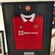 Manchester United 2022/23 First Team Squad Signed Shirt Framed Memorabilia