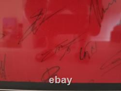 Manchester United 2022/23 First Team Squad Signed Shirt Framed Memorabilia