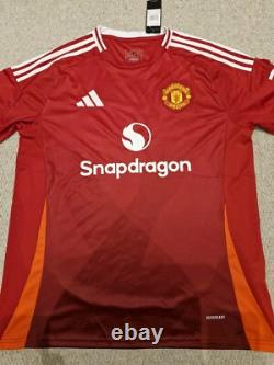 Manchester United 2425 Home Shirt Signed By Bruno Fernandes PHOTO PROOF