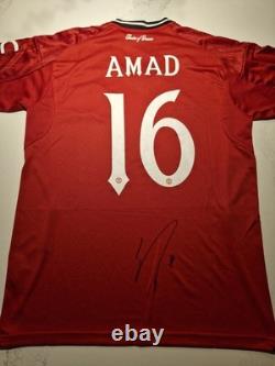 Manchester United 25/26 Home Shirt Signed By Amad Diallo