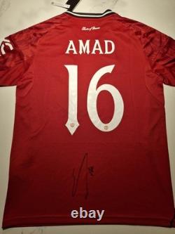 Manchester United 25/26 Home Shirt Signed By Amad Diallo