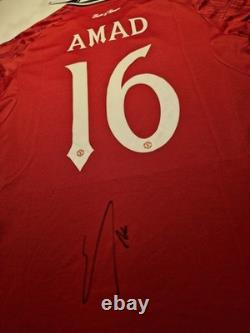 Manchester United 25/26 Home Shirt Signed By Amad Diallo