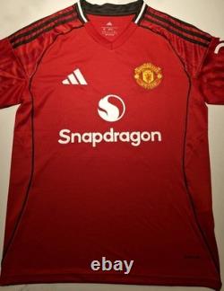 Manchester United 25/26 Home Shirt Signed By Amad Diallo