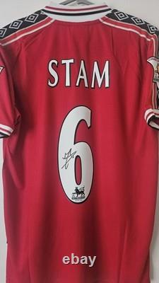 Manchester United 99 Shirt Hand Signed By Jaap Stam