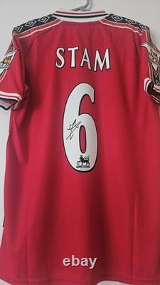 Manchester United 99 Shirt Hand Signed By Jaap Stam