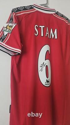 Manchester United 99 Shirt Hand Signed By Jaap Stam