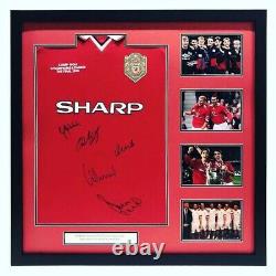 Manchester United 99 Shirt signed by, Giggs, Scholes, P & G Neville, Butt