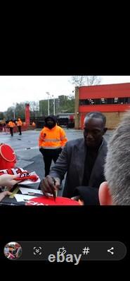Manchester United 99 UEFA Shirt Hand Signed By Dwight Yorke