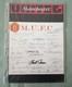 Manchester United A4 Display Containing 26 Multi Players Signatures Coa 50s -80s