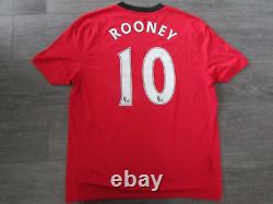 Manchester United AIG Multi Hand Signed by 6 Players No 10 Football Shirt L